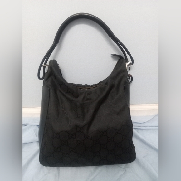 Gucci Handbags - Sold Gucci GG Nylon Shoulder Handbag